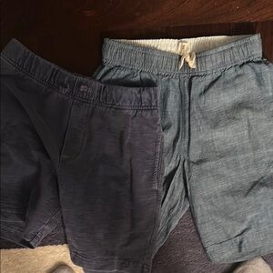 Boys Casual Crewcuts Drawstring Shorts Set - Blue Cotton in Size 12 and 14